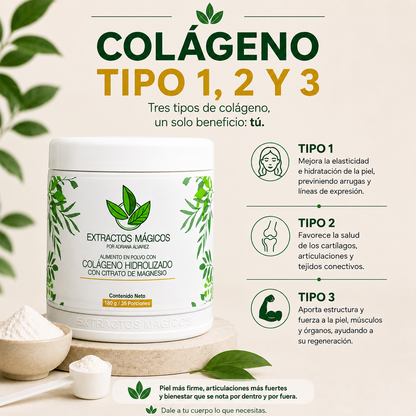 MEGA COLAGENO HIDROLIZADO + CITRATO DE MAGNESIO