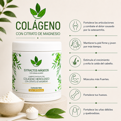 MEGA COLAGENO HIDROLIZADO + CITRATO DE MAGNESIO